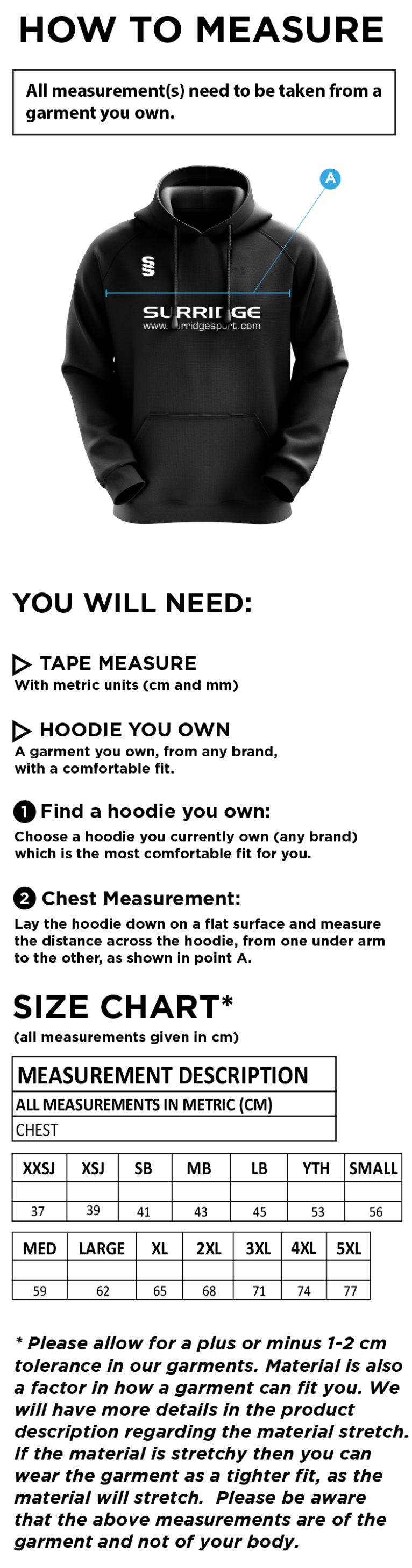Dragon School Staff Blade Dual Hoody - MEN'S - Size Guide