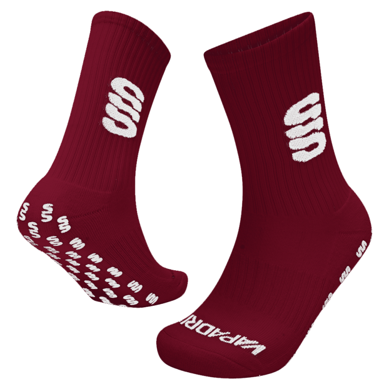 Quarter Gripper Sock : Maroon